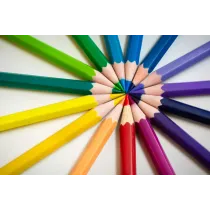 Creioane colorate set 24 cutie metal