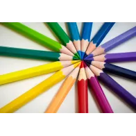 Creioane colorate set 24 cutie metal